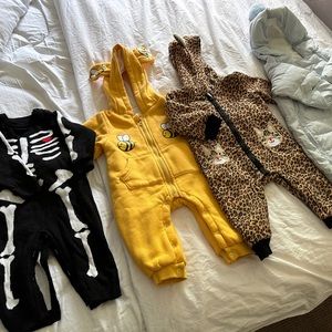 Snow suits, thick and cozy onesies